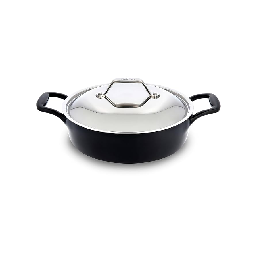 Amazon.com: All-Clad Cast Iron Braiser Pan, 4 Qt Enameled